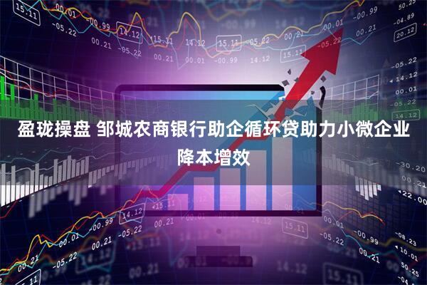盈珑操盘 邹城农商银行助企循环贷助力小微企业降本增效