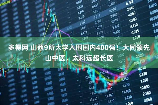 多得网 山西9所大学入围国内400强!大同领先山中医,太科远超长医