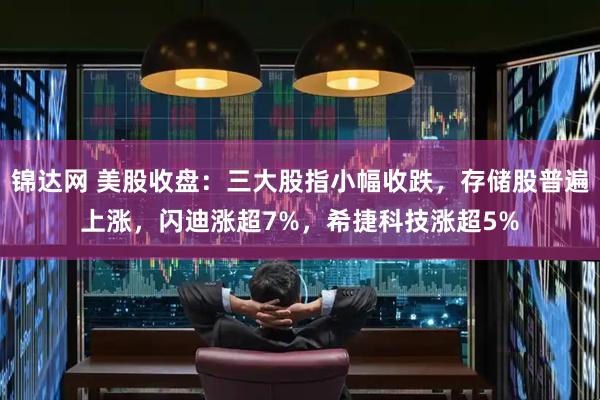 锦达网 美股收盘：三大股指小幅收跌，存储股普遍上涨，闪迪涨超7%，希捷科技涨超5%